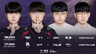 Bình Luận Tiếng Việt T1 vs DK  KT vs HLE  Tuần 7 Ngày 1  LCK Mùa Hè 2024 [upl. by Azalea]