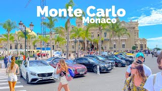 Monte Carlo Monaco 🇲🇨  October 2022  4K 60fps HDR Walking Tour [upl. by Nos]