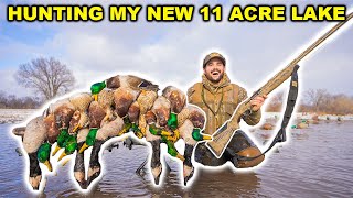 I Built an 11 ACRE LAKE then went DUCK Hunting on It Limited Out [upl. by Willey]