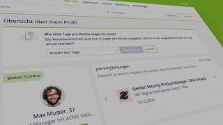 karriereat Profil anlegen amp Jobangebote bekommen [upl. by Jasmina157]