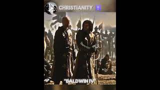 Baldwin IV vs Saladin Ayubi 🔥 inspirationalquotes muslimedit motivation godofislam edits [upl. by Bodi585]