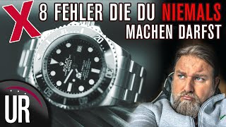 🥶 SO ZERSTÖRST DU DEINE LUXUSUHR 8 FEHLER DIE DU NIEMALS MACHEN SOLLTEST [upl. by Tenner58]