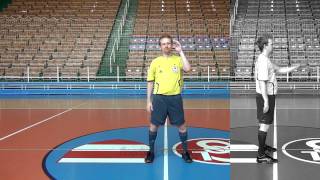 Referee signals  floorballcoachorg [upl. by Jacquie]