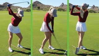 How to Swing a Golf Club  Being Basic with Paige Beginner Golfer Series [upl. by Lledner]