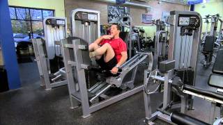 Life Fitness Pro2 Seated Leg Press Instructions [upl. by Caiaphas613]