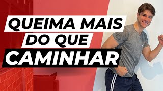 🔥 QUEIMA MAIS CALORIAS que 1 HORA de CAMINHADA NA RUA  Caminhada em casa 20 min  Henrich Lima [upl. by Cirderf764]