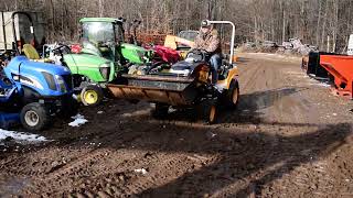 Lot 2294 Cub Cadet Yanmar SC2400 Laoder Tractor Selling at Auction 122923 [upl. by Adah]