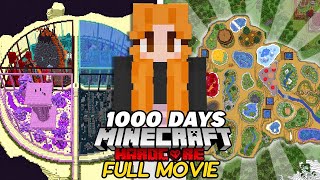 I Survived 1000 Days In Minecraft Hardcore  FULL MOVIE [upl. by Yrnehnhoj]