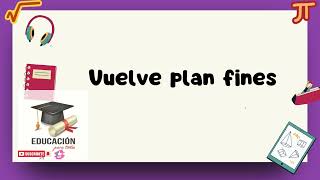 Vuelve plan fines [upl. by Platto]