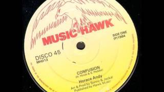 Horace Andy  Confusion  Dub  12quot Music Hawk 1984  TROUBLED PERIOD 80S DANCEHALL [upl. by Olyhs]