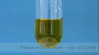 Potassium Dichromate  Iron II Sulfate [upl. by Afihtan801]