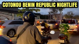 Cotonou City At Night  Wow Cotonou Benin Night View Beautiful [upl. by Aihtnis]