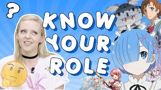 KNOW YOUR ROLE Brianna Knickerbocker Voice of Rem from ReZero [upl. by Magner]