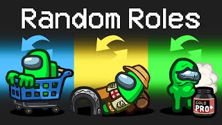 NEW RANDOM ROLES EVERY GAME in AMONG US [upl. by Findley790]