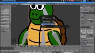 2D Animation In Blender Tutorials basic 2d bone rigging [upl. by Edivad]