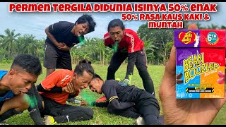 SEPAKBOLA vs PERMEN ANEH RASA KAUS KAKI TELUR BUSUK amp MUNTAH4N ORANG [upl. by Yarezed679]