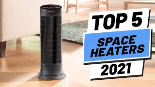 Top 5 BEST Space Heaters of 2021 [upl. by Einnus]