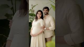 Vijay TV serial Actress Neha Ramakrishnan baby shower photo shoot shortfeed trending [upl. by Notaek]