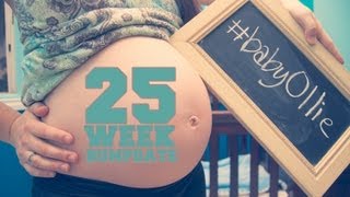 25 WEEK BUMPDATE w MY HUSBAND  Pregnant After Stillbirth [upl. by Adnawed]