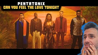 Pentatonix  Can You Feel the Love Tonight Official Video REACTION  First Time Hearing It [upl. by Knut]