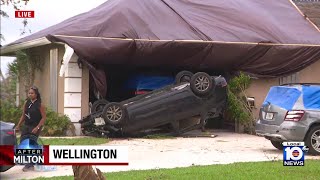 Neighbors unite after Wellington tornado devastation after Milton [upl. by Notniuq]