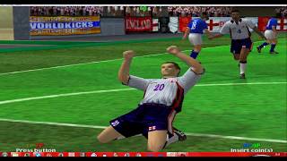 WORLD KICKS ARCADE  PERFECT GOAL GAMEPLAY  DEMUL 07  2017  UK [upl. by Ralyks]