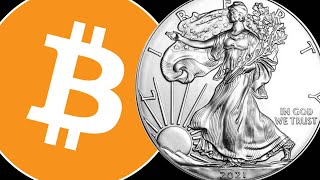 Bitcoin Vs Silver  BITCOIN HITS AN ALL TIME HIGH [upl. by Aicenek]