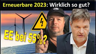 Erneuerbare Energien 2023  War es wirklich so toll wie Habeck das sagt  Nein [upl. by Mazurek775]