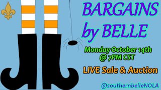 Sale Auction  BARGAINS BY BELLE  Come shop chat amp bid from the comfort of home [upl. by Eizle162]