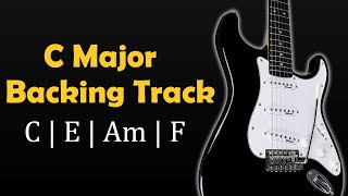 C Major Backing Track  Rock Ballad  70 Bpm [upl. by Arytahs]