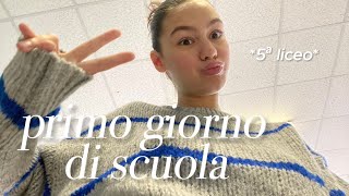 il mio primo giorno di scuola in 5ª linguistico [upl. by Portia]