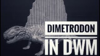 Dimetrodon Showcase in dinosaur world mobile [upl. by Llehsyt]