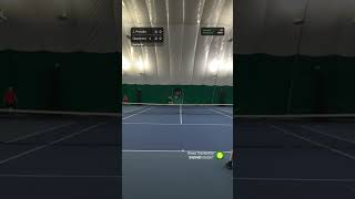 When in doubt use the battering ram strategy tennis tennisleague sports ustatennis athlete [upl. by Viola]