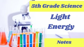 Light Energy  5th grade science lesson online [upl. by Alessandro]