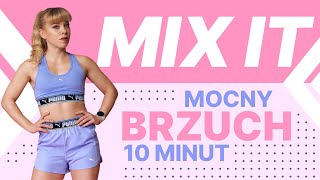 SZYBKI TRENING BRZUCHA 🔥 10 MINUT ⌛  ĆWICZENIA NA BRZUCH  MIX IT  Codziennie Fit [upl. by Esirahs]