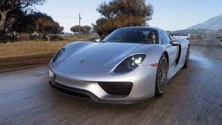 Forza Horizon 5  Porsche 918 Spyder  Hot Wheels Goliath Gameplay [upl. by Nahtaoj]