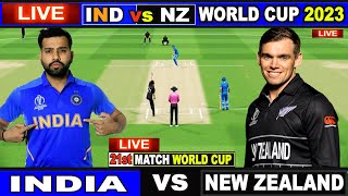 Live IND Vs NZ ICC World Cup 2023  Live Match Centre  India vs New Zealand  1st Innings [upl. by Walford620]