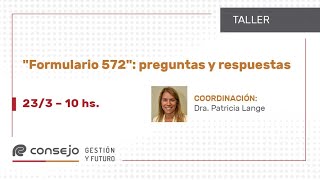 Ref 2606KV Preguntas y respuestas sobre el Form 572 [upl. by Sorce]