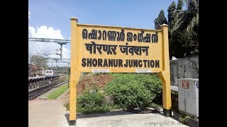 Kerala Sampark Kranti Entering the Biggest Railway Station in Kerala  Shoranur Junction [upl. by Rumilly]