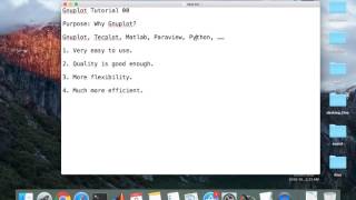 Gnuplot tutorial 00 [upl. by Llecrep960]