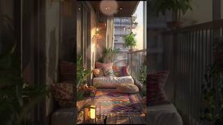 Balcony Makeover diy interiordesign house shortsshorttrendingshorts viralvideo home [upl. by Ranson]