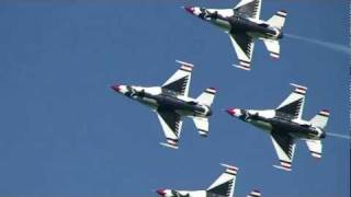 USAF Thunderbirds at KoksijdeBelgium Airshow [upl. by Liba]