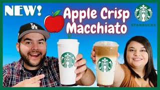 NEW Starbucks Apple Crisp Macchiato Review Iced amp Hot  Starbucks Fall Menu 2021 🍎🍏☕️ [upl. by Josefina]