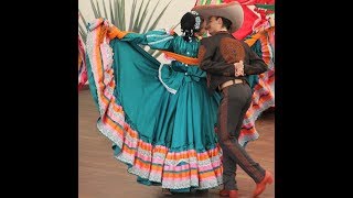 Jarabe Tapatio con pasos básicos Baile Folcklorico del estado de Jalisco México [upl. by Dredi101]