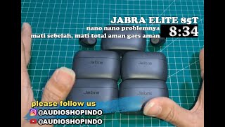 JABRA ELITE 85T rupa rupa masalahnya dari mati sebelah sampai mati total dipantau gaess [upl. by Limhaj]