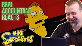 Real Accountant Reacts to THE SIMPSONS  January 28 2021 [upl. by Lednew991]