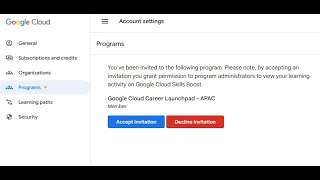 Accepting Google CloudSkillsBoost Course invitation [upl. by Mcfadden594]