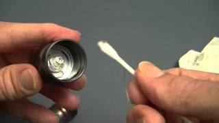 How to Lubricate An LED Flashlight Correctly [upl. by Enelehcim]