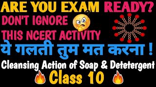 Dont Ignore this Activity 🔥  तो ऐसे काम करता है Soap 😱  Class 10  ncert [upl. by Emogene513]