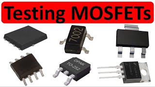 How to test MOSFET in circuit using multimeter MOSFET transistor with 8 and 3 terminals testing [upl. by Illom]